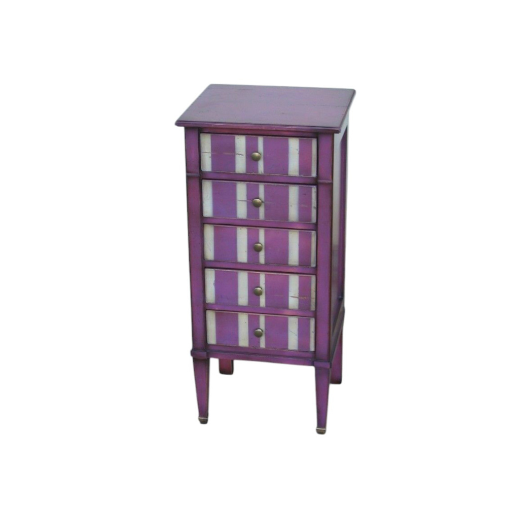 BATEL Divers 522 Chiffonnier merisier 5 tiroirs