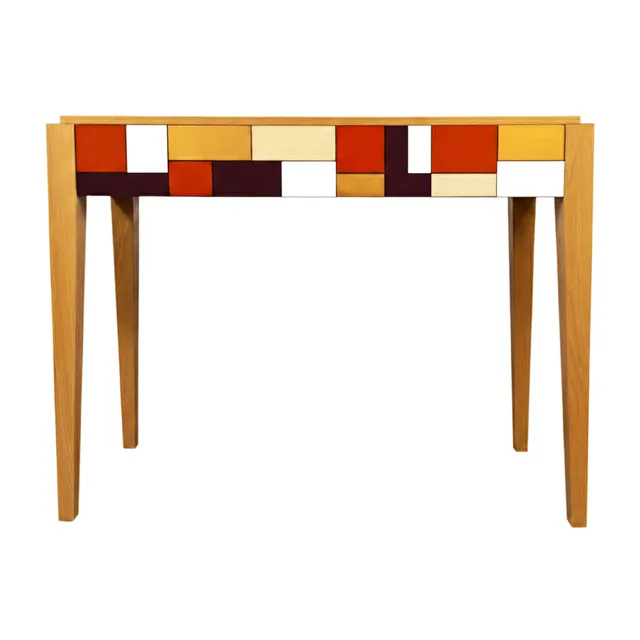 BATEL Divers 731 Console Mozaïk bois 1 tiroir