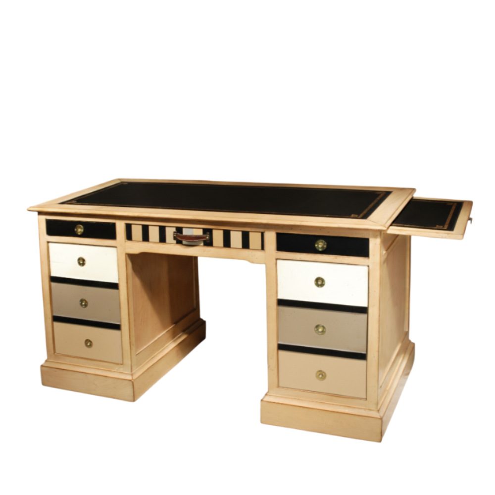 BATEL HP92 bureau chêne 3 tiroirs 140 cm
