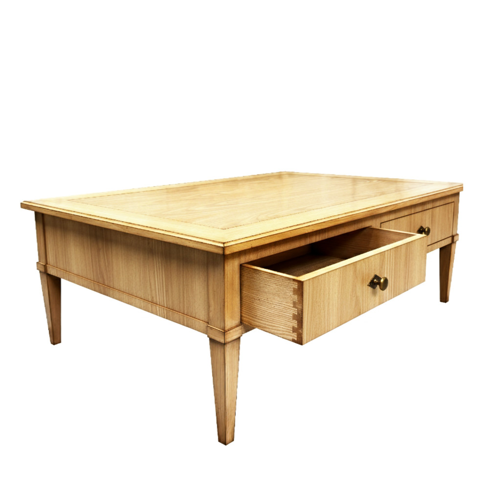 BATEL Trianon 658 grande table basse 120x90 4 tiroirs