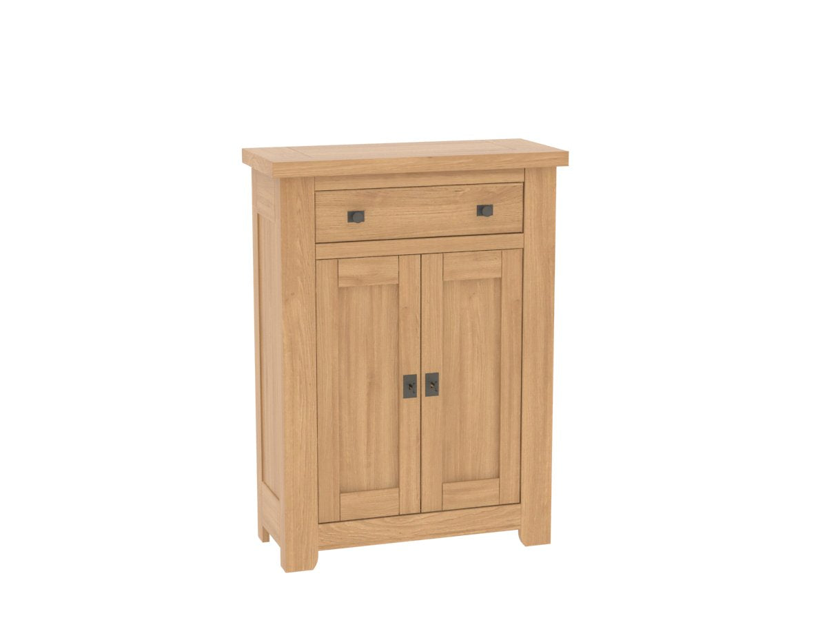 Ateliers de Langres Whitney meuble d’appui 2 portes chêne