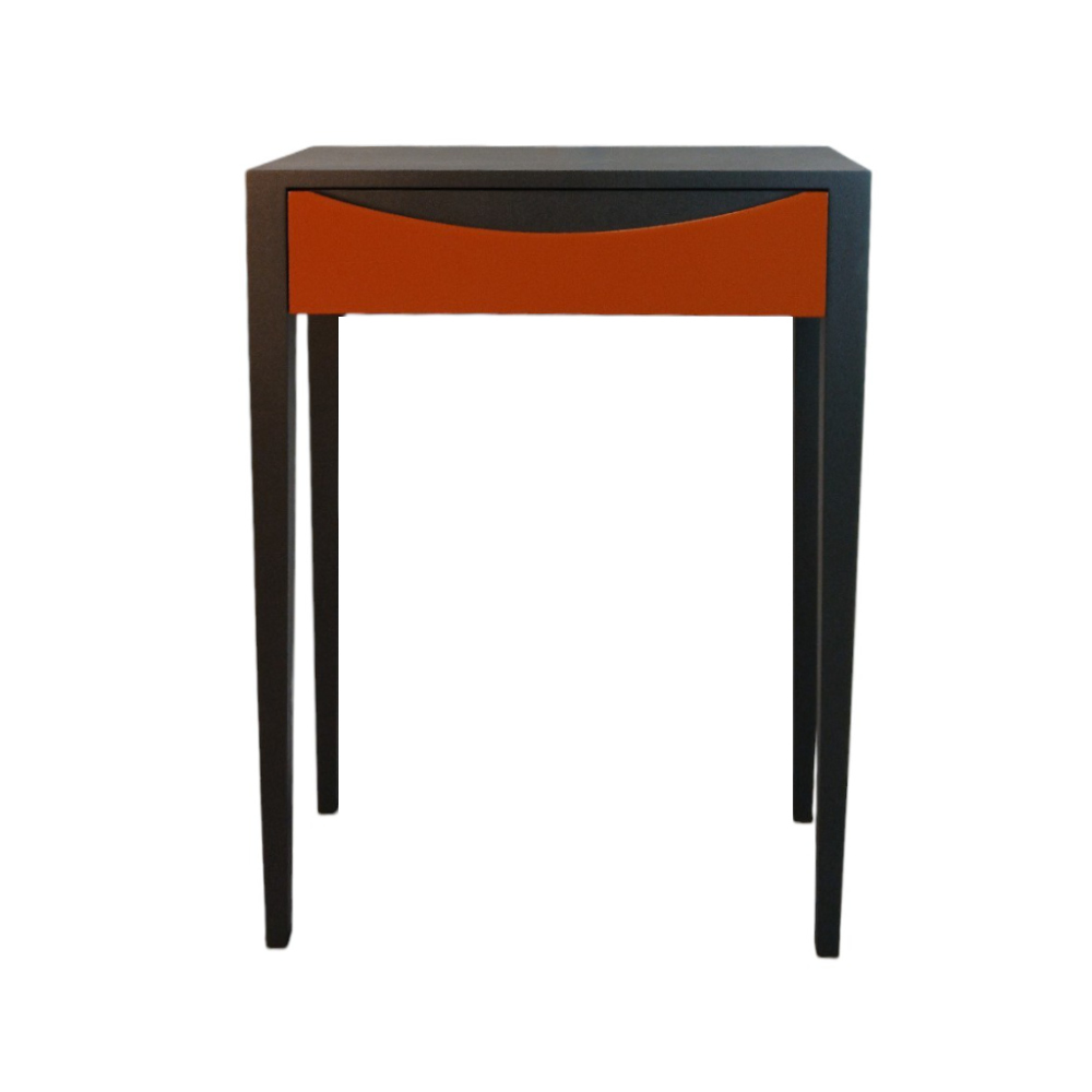 BATEL Ellipse 714 petite table bois 60 cm 1 tiroir