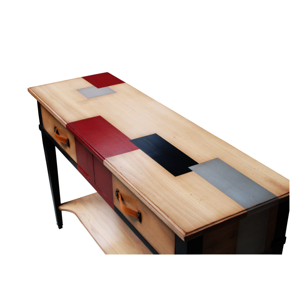 BATEL Trianon 697 console 120 cm 2 tiroirs bois