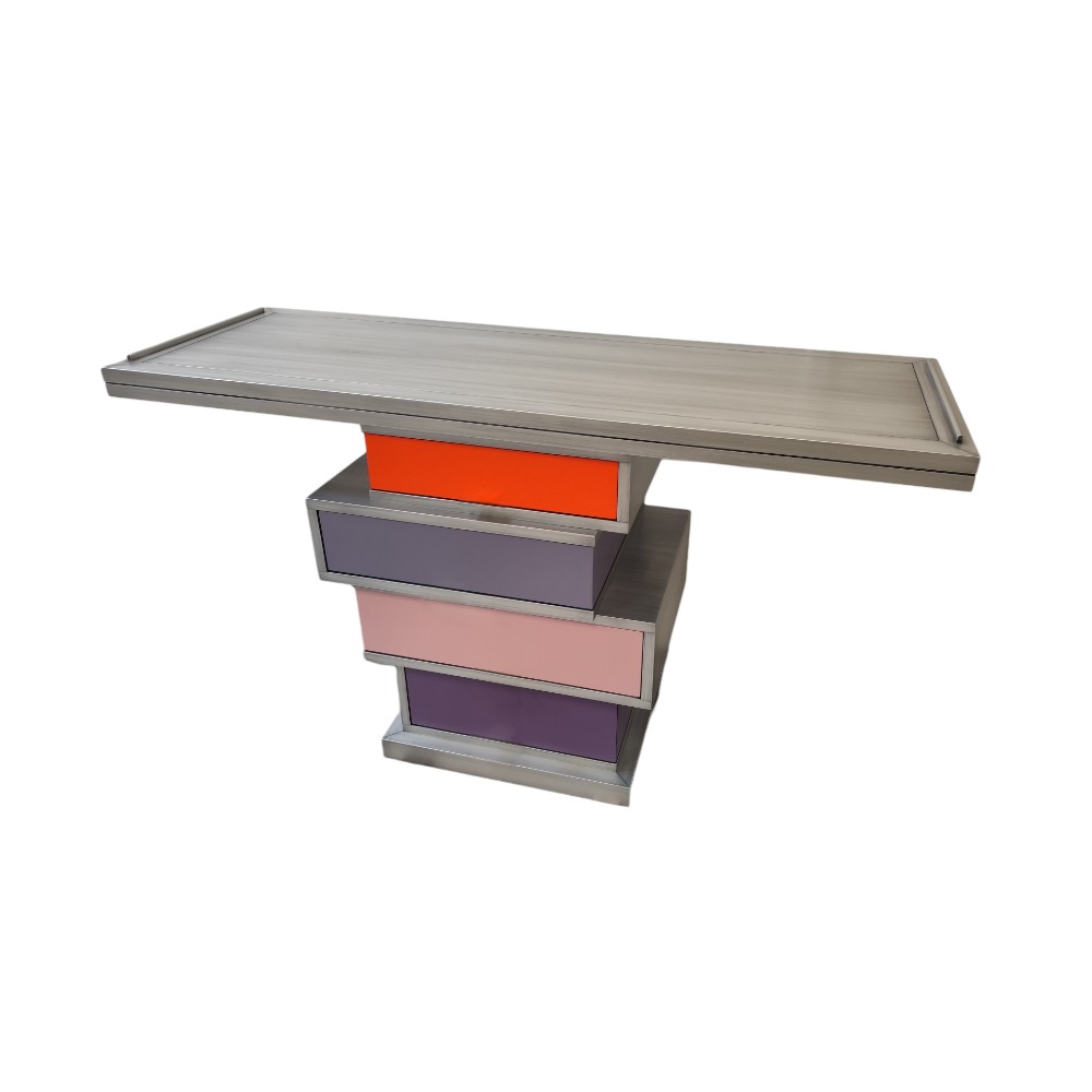 Batel Domino console écritoire CD980 4 tiroirs antiquaire
