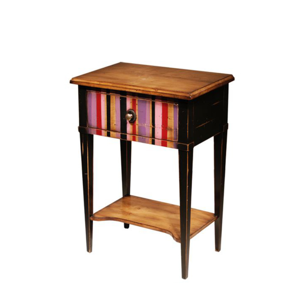 Batel Trianon 654 petite table 1 tiroir bois 53 cm