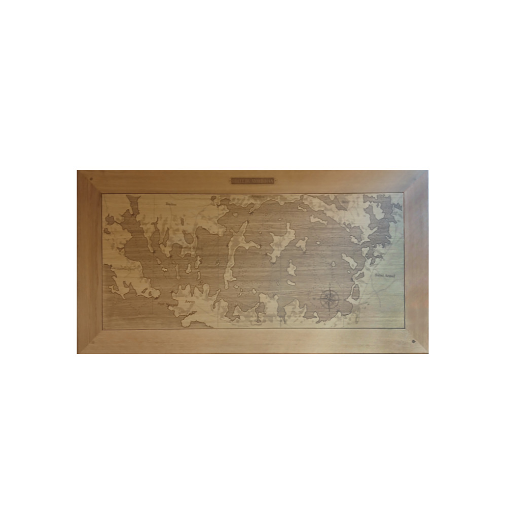 Batel Divers 213 bureau chêne 118 cm 2 tiroirs