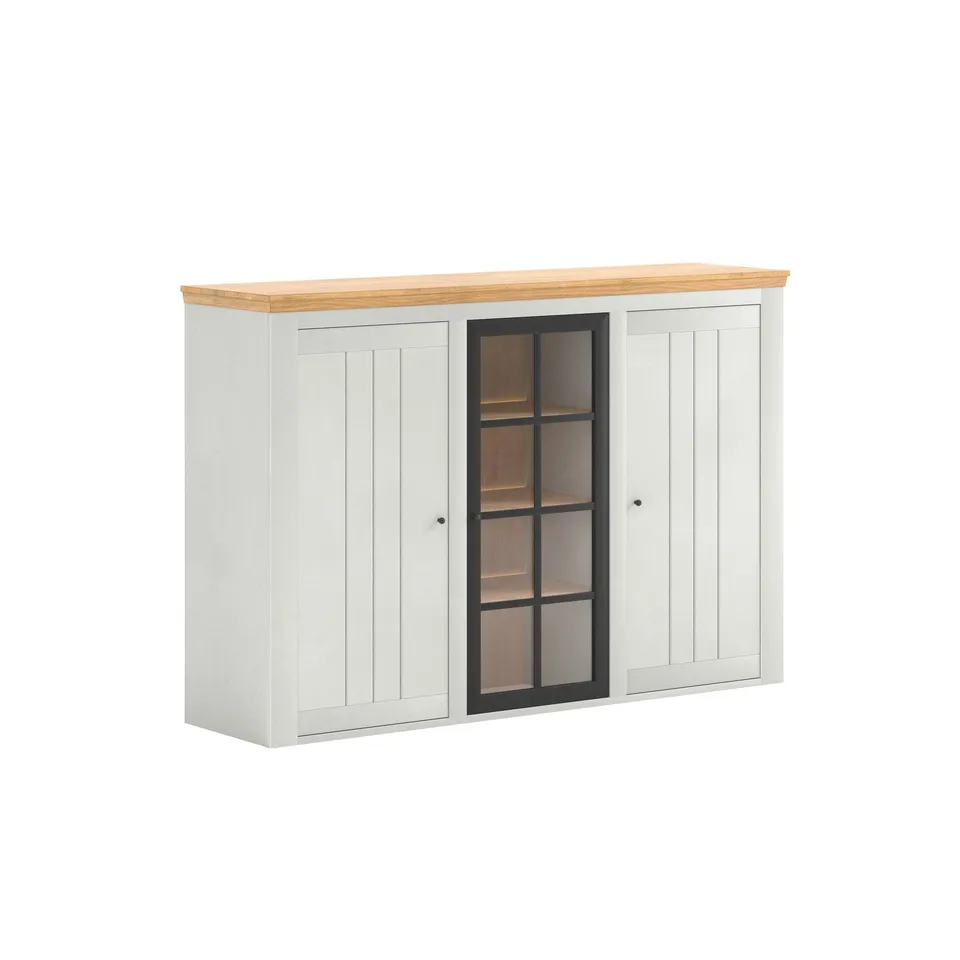 Ateliers de Langres Cosy corps haut 3 portes vaisselier chêne