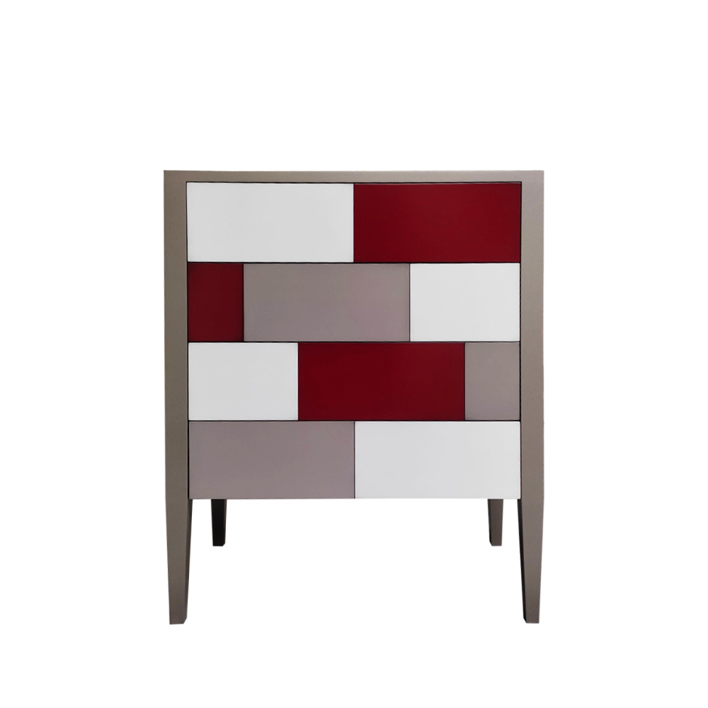 Batel Monolithe 722 commode 4 tiroirs bois 75 cm