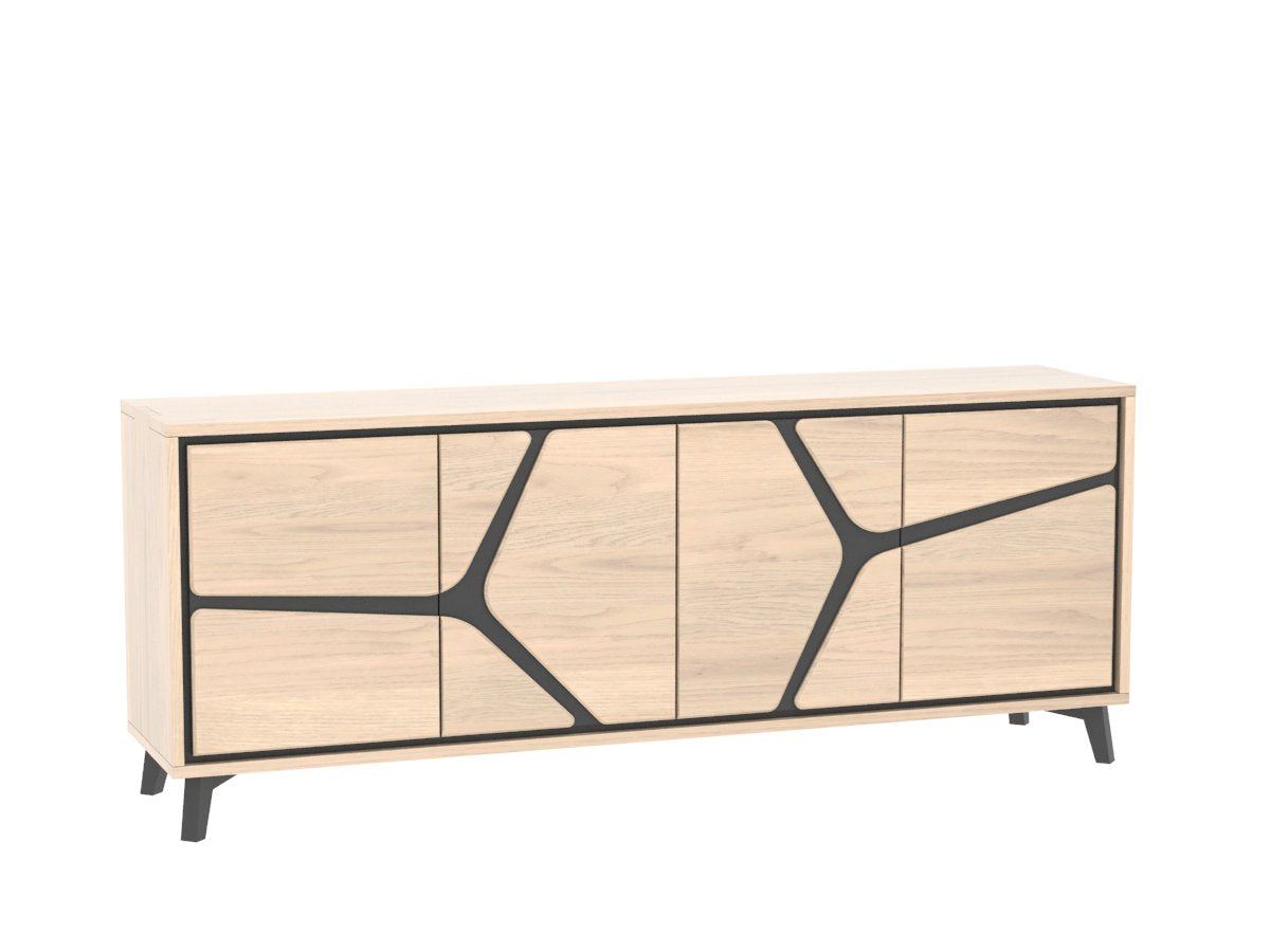 Ateliers de Langres NEO Bahut 4 portes grand modèle chêne