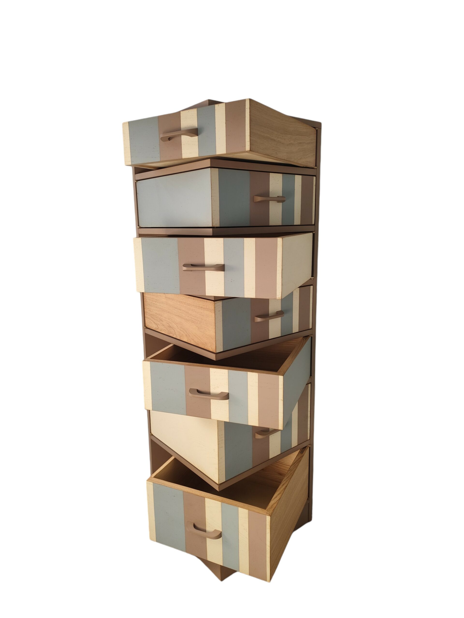 BATEL Domino CD270 semainier 7 tiroirs 45x45x145 cm