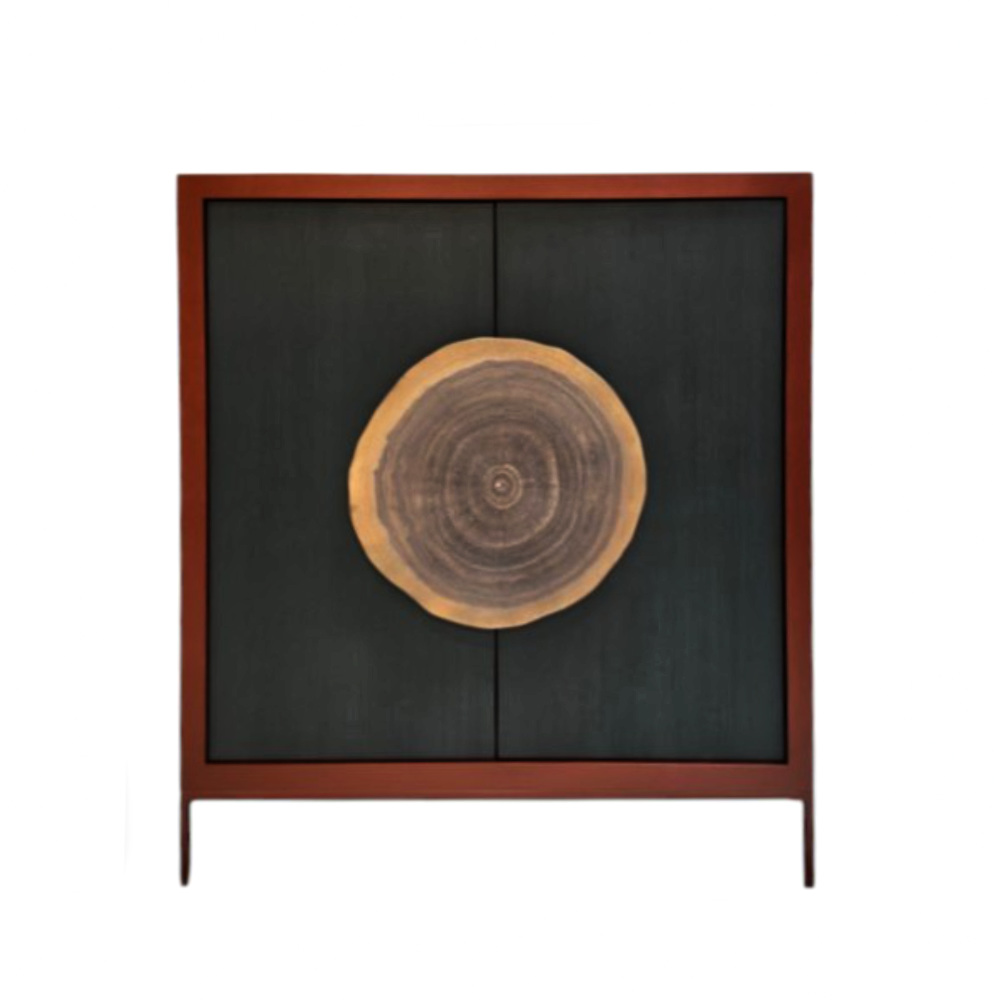 BATEL Natural 124 armoirette bois 120 cm 2 portes