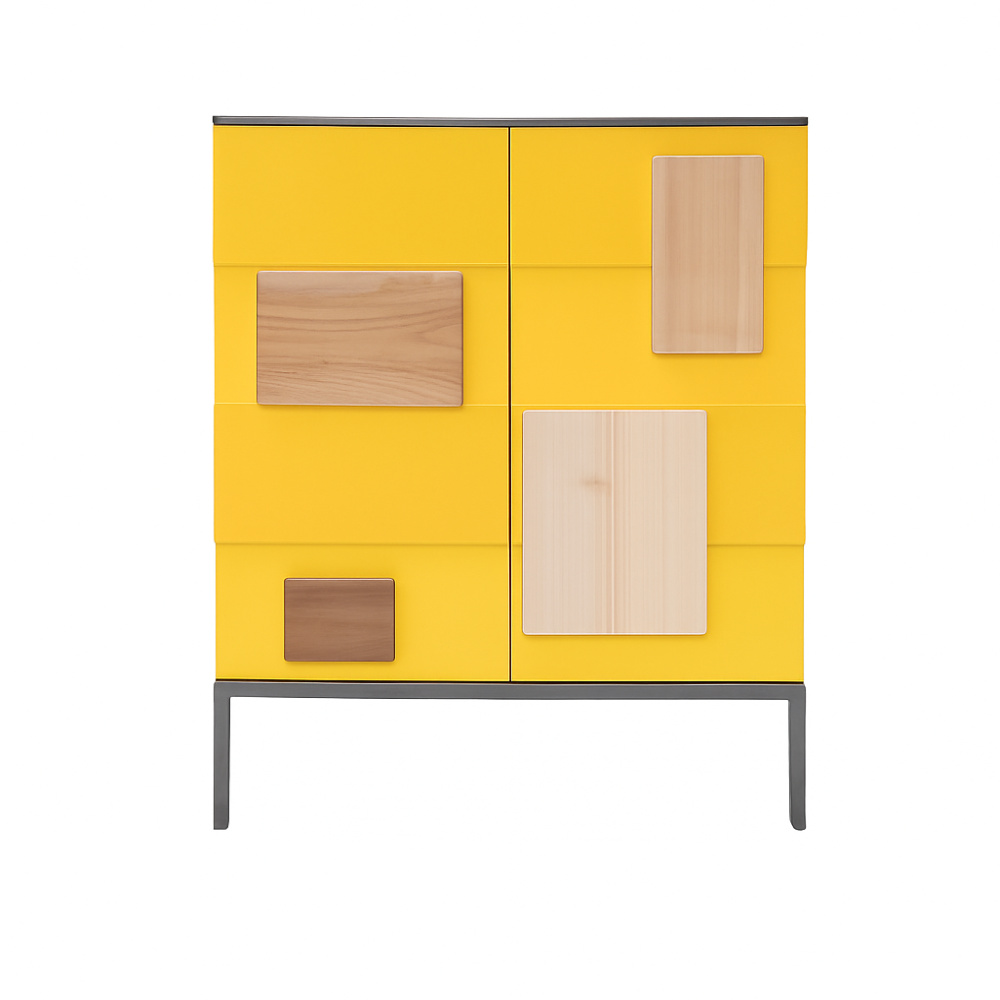 BATEL Quadrik 032 commode 2 portes 75x41 chêne