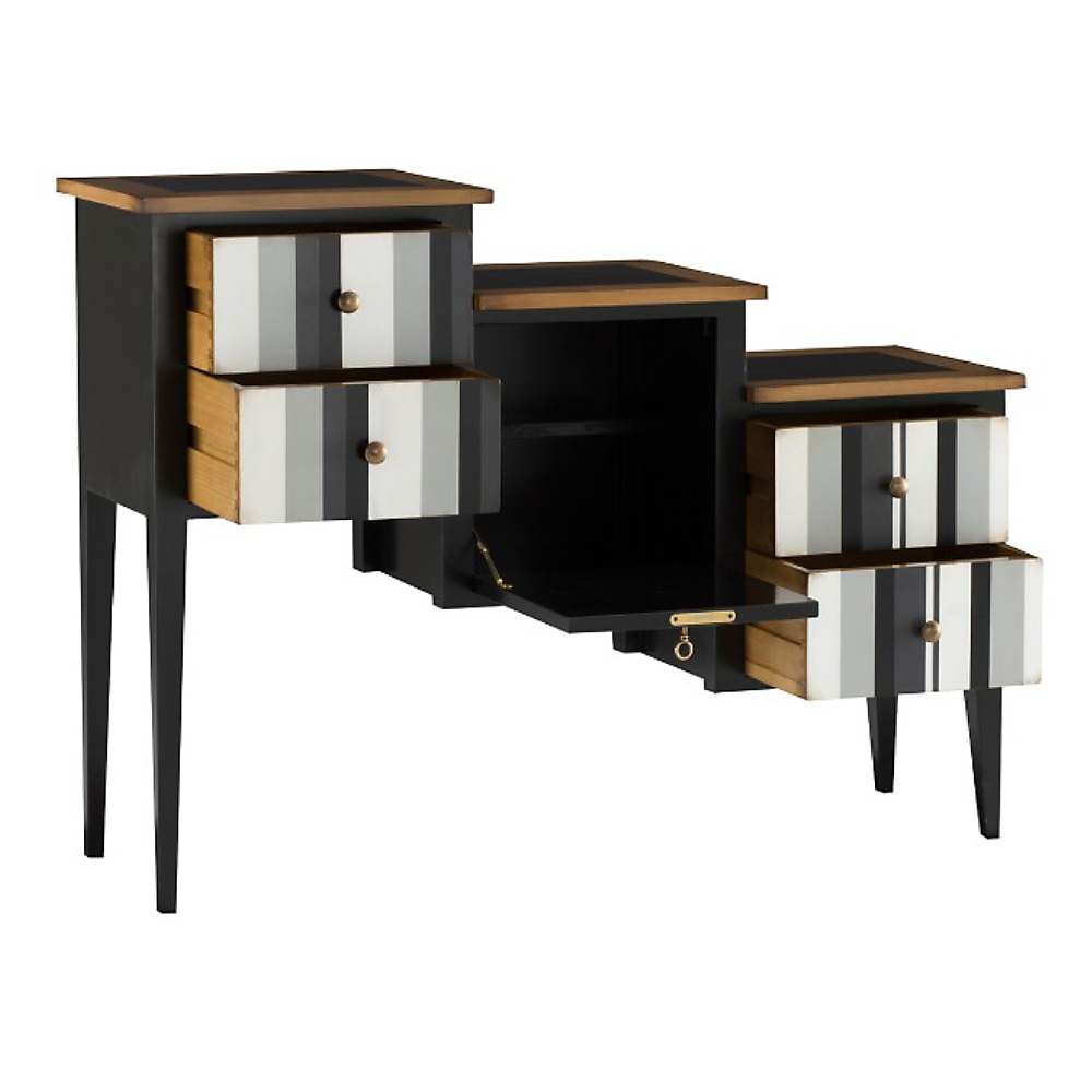 Batel Domino CD905 console bois 130 cm 2 tiroirs