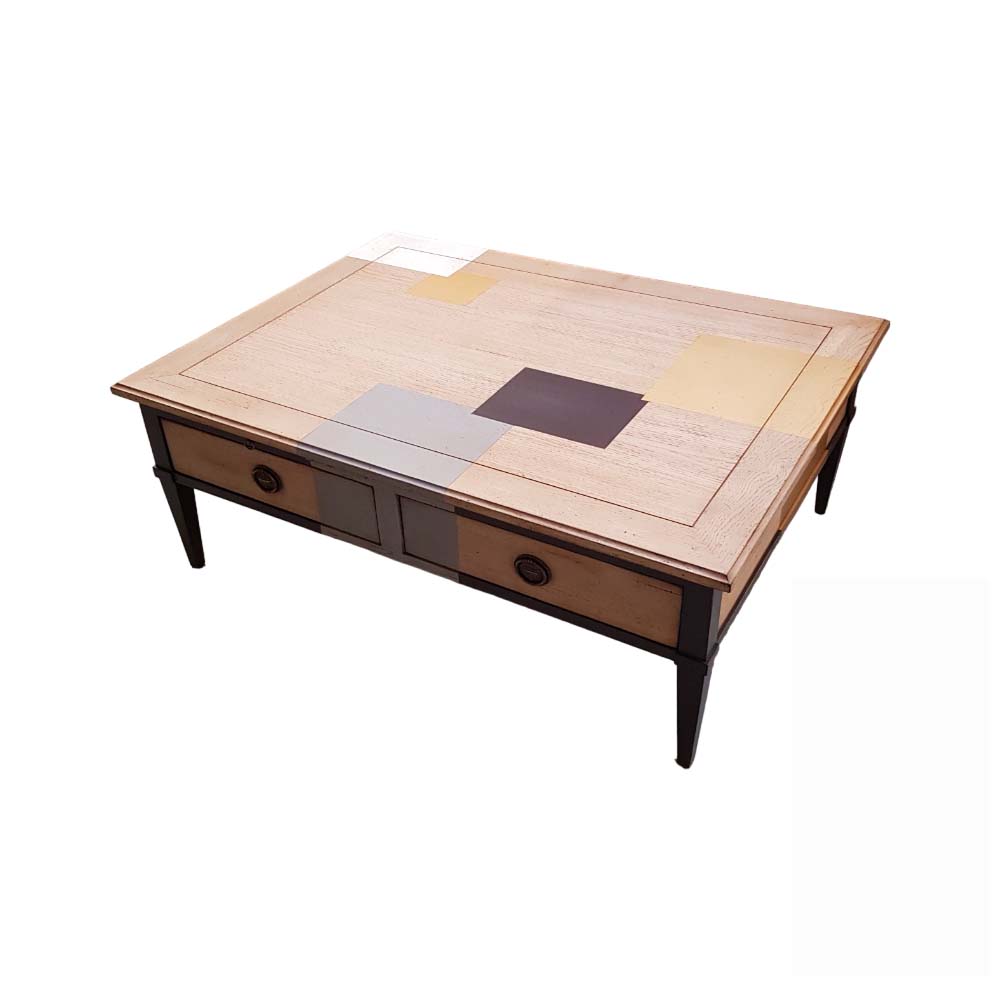 BATEL Trianon 658 grande table basse 120x90 4 tiroirs