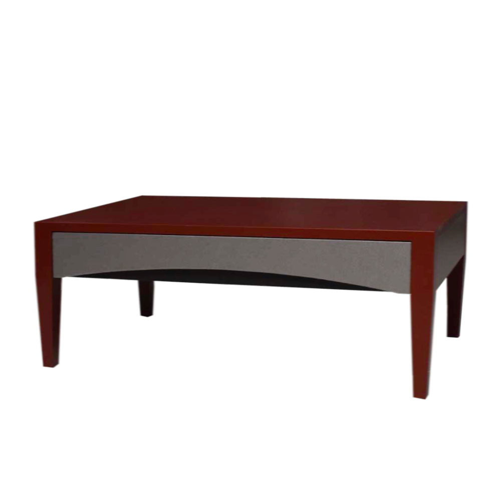 Batel Ellipse 703 table basse bois 100 cm 1 tiroir