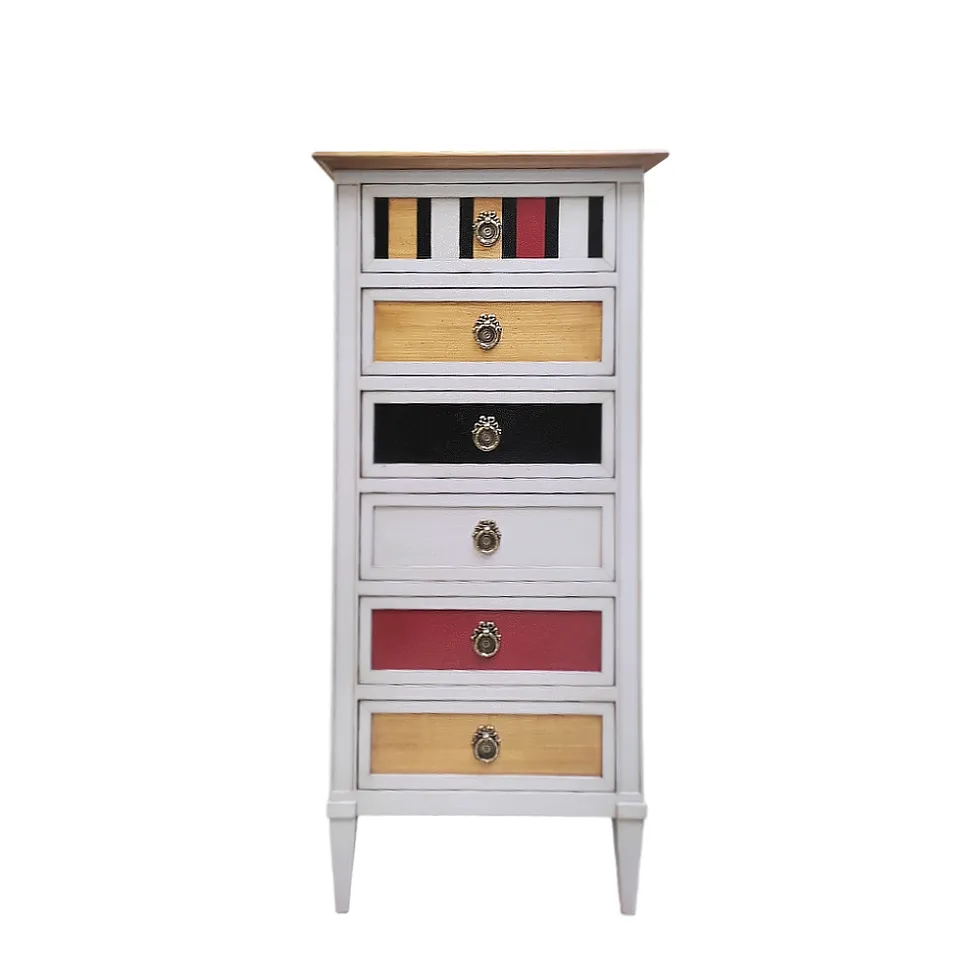 Batel Divers HP21 chiffonnier 6 tiroirs bois 61 cm
