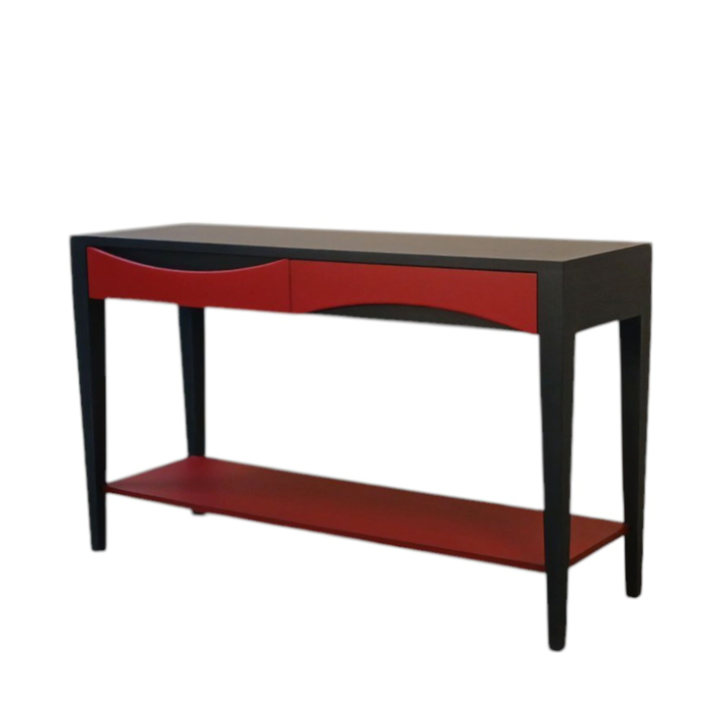 BATEL Ellipse 708T grande console 2 tiroirs 120 cm