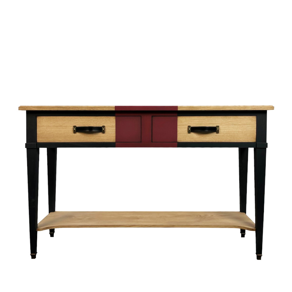 BATEL Trianon 697 console 120 cm 2 tiroirs bois
