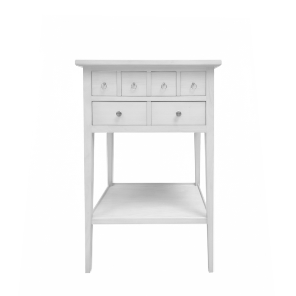 Batel Divers HP58 Petite Table 2 Tiroirs Hêtre Chêne