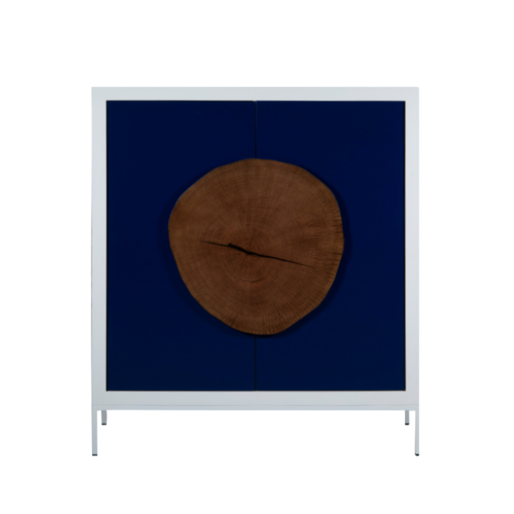 BATEL Natural 124 armoirette bois 120 cm 2 portes