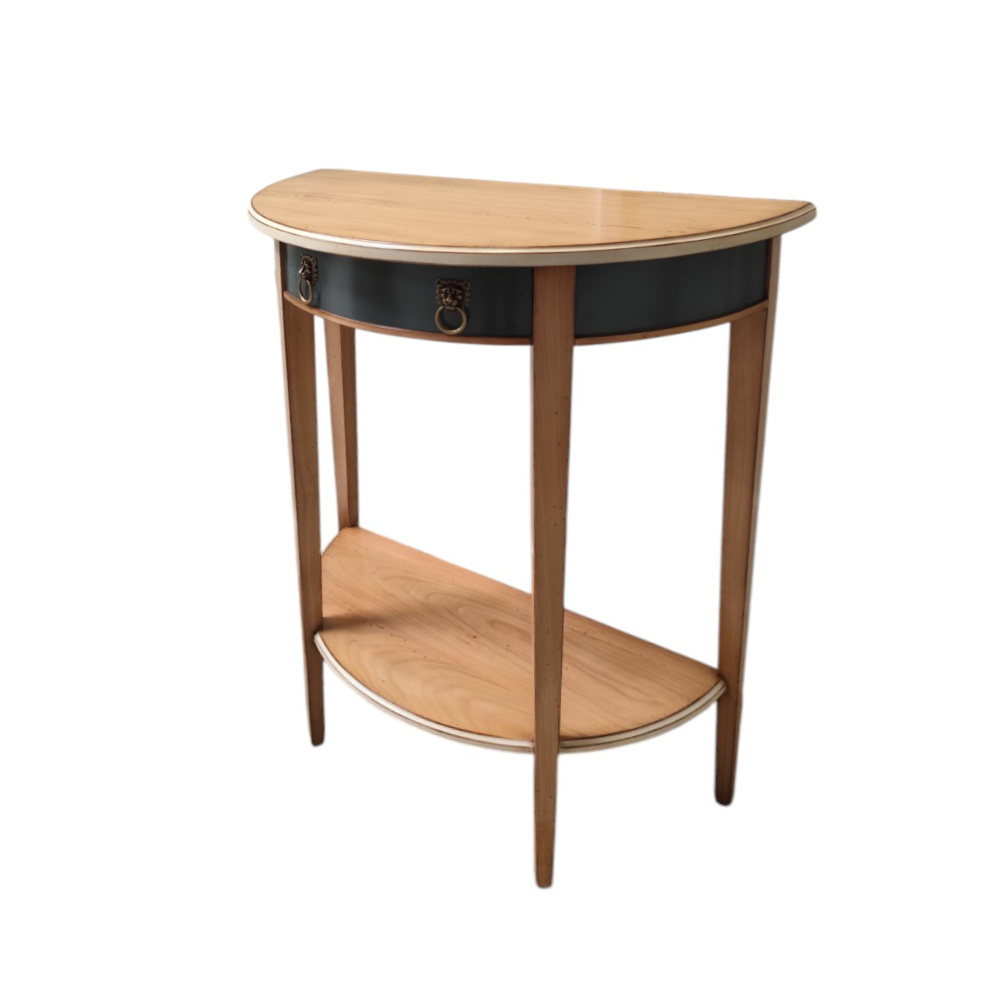 BATEL Divers HP29 console demi-lune 1 tiroir bois
