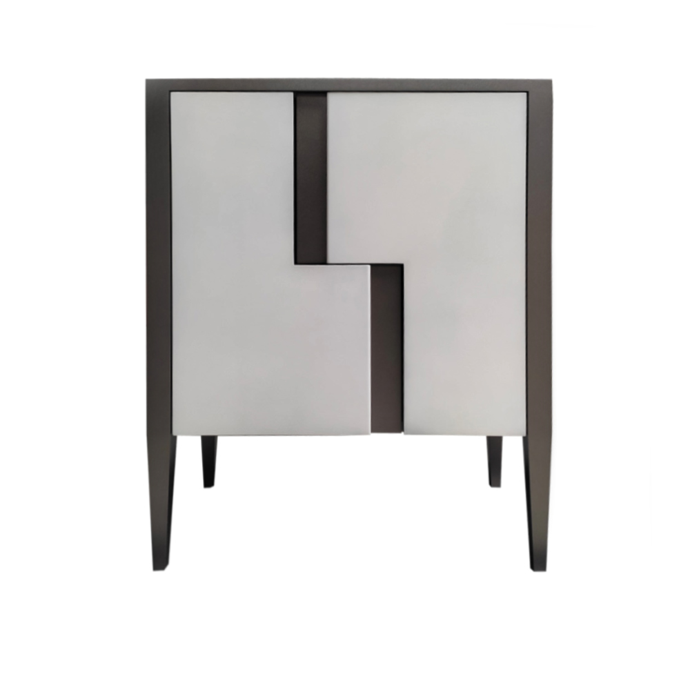 BATEL Dékalé 010 commode 75 cm 2 portes bois