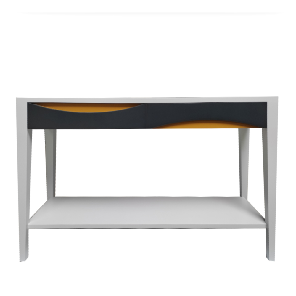 BATEL Ellipse 708T grande console 2 tiroirs 120 cm