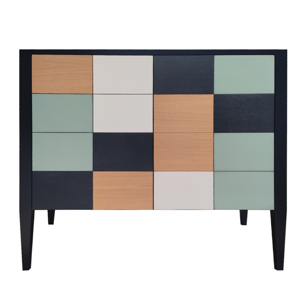 BATEL Multicolore 756P commode 100 cm 2 portes