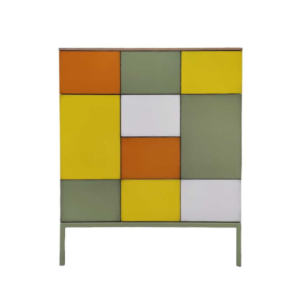 BATEL Quadrik 037 commode 2 portes 1 tiroir 75 cm