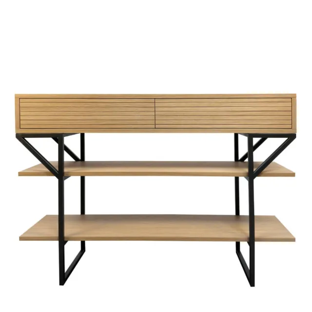 Batel Horizon 2001C console chêne 2 tiroirs 120 cm