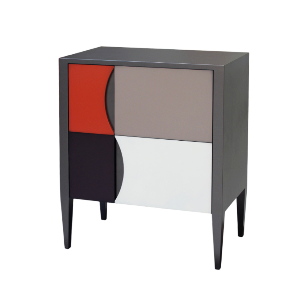 BATEL Ellipse 709 commode 2 portes 75 cm bois