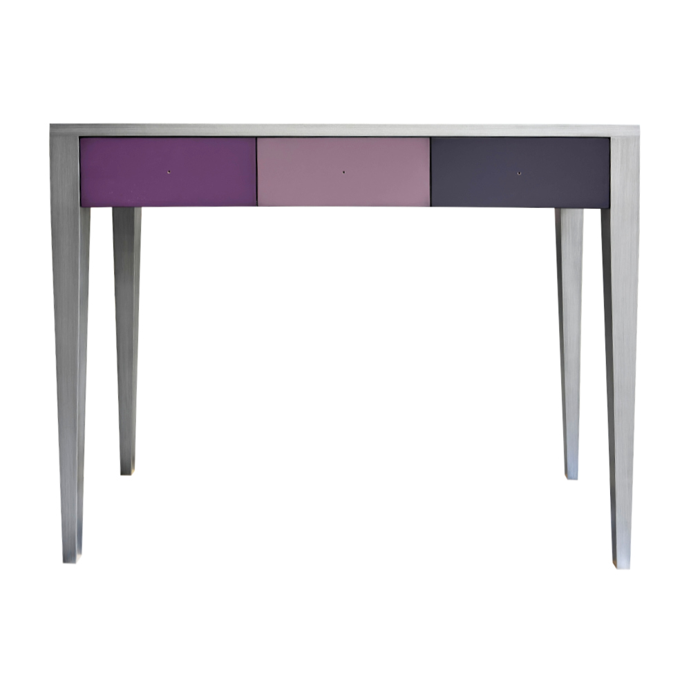 BATEL Multicolore 771 console 1 tiroir bois français