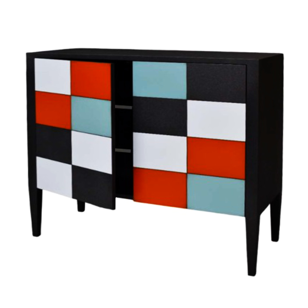 BATEL Multicolore 756P commode 100 cm 2 portes