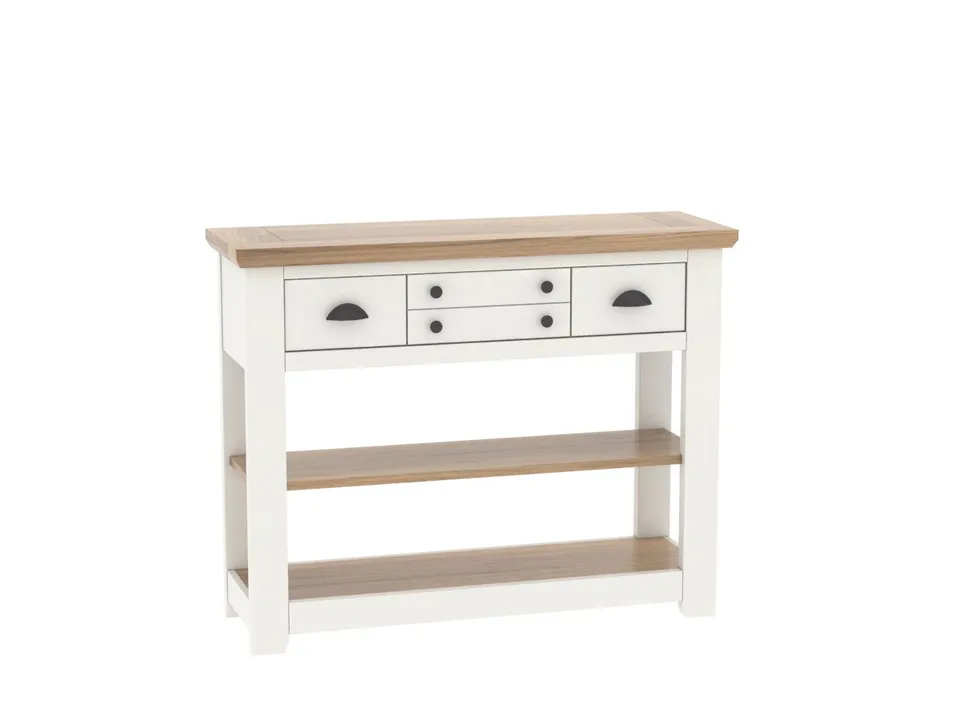 Ateliers de Langres Romance Console 1 tiroir chêne massif