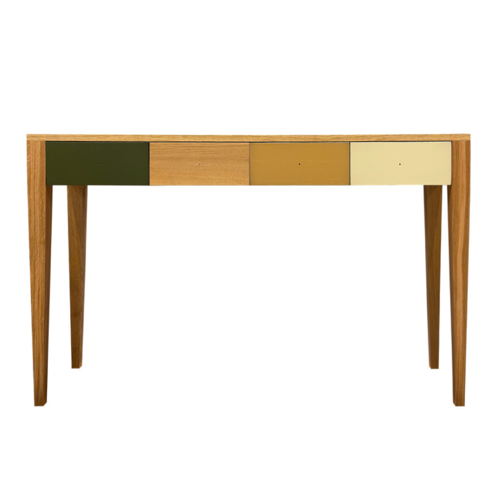 BATEL Multicolore 761 Grande console 120 cm 2 tiroirs