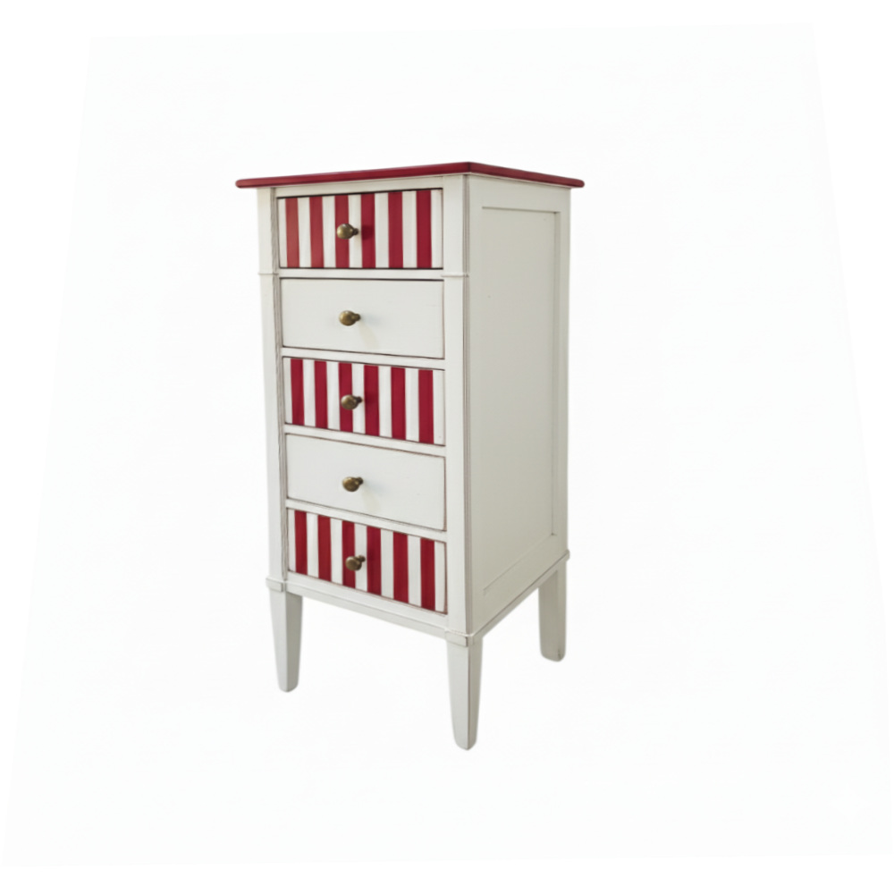 BATEL Divers 522 Chiffonnier merisier 5 tiroirs