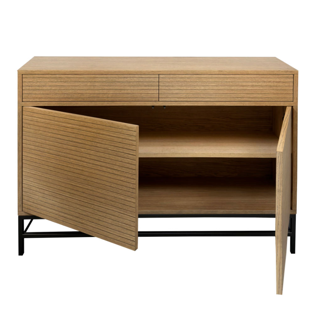 BATEL Horizon 2011C Commode Chêne 120 cm 2 Tiroirs