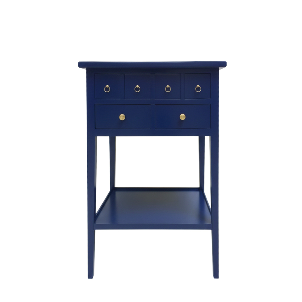 Batel Divers HP58 Petite Table 2 Tiroirs Hêtre Chêne