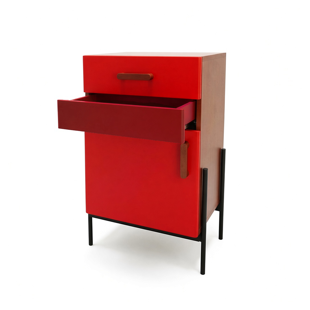 BATEL PopLine 4201 chiffonnier 1 porte bois français