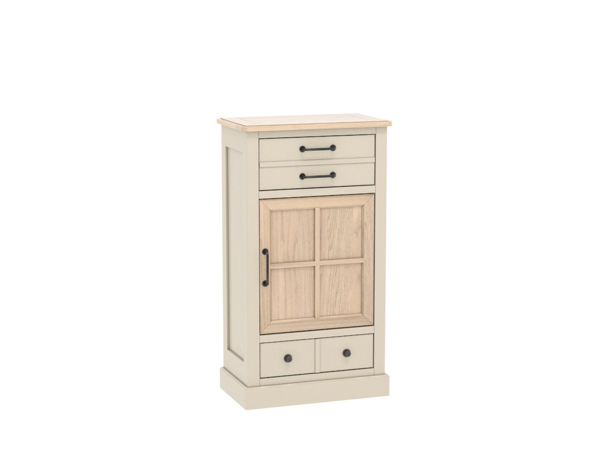 Ateliers de Langres Odyssée Chiffonnier 1 porte 2 tiroirs chêne