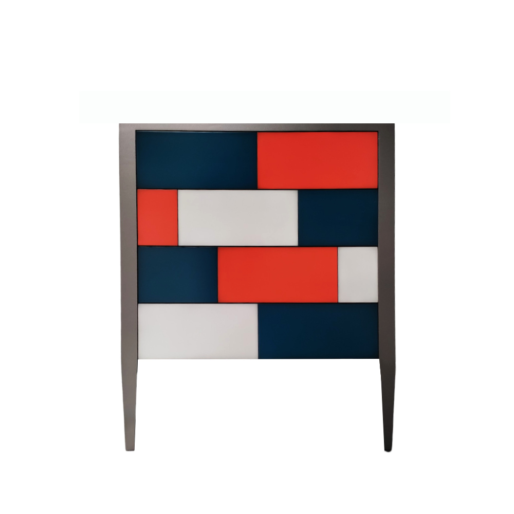 Batel Monolithe 722 commode 4 tiroirs bois 75 cm