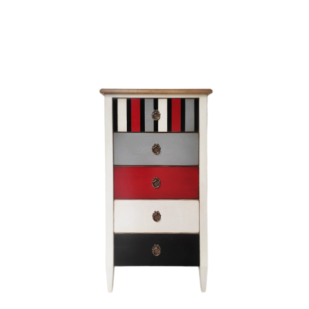 Batel Divers HP21 chiffonnier 6 tiroirs bois 61 cm