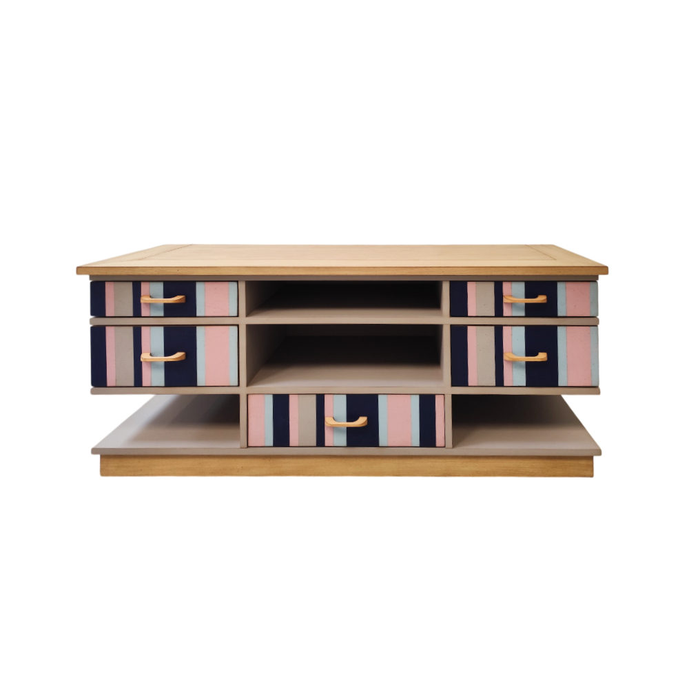 BATEL Domino CD370 meuble TV 4 tiroirs 145 cm