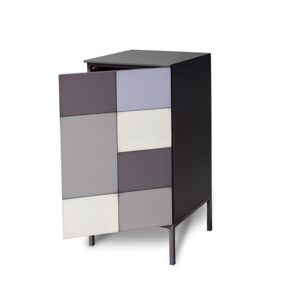 Batel Quadrik 030 chiffonnier 1 porte bois 45 cm