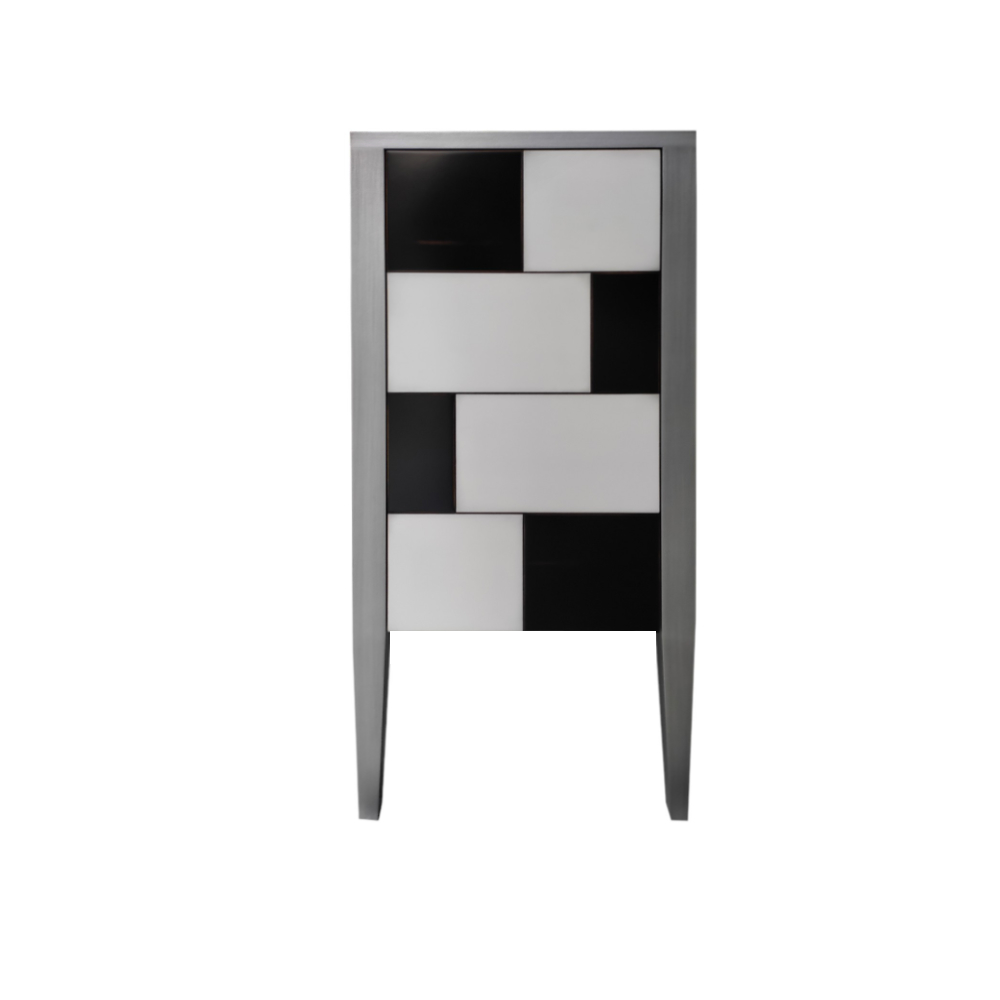 BATEL Monolithe 721 chiffonnier 1 porte 45x38x90