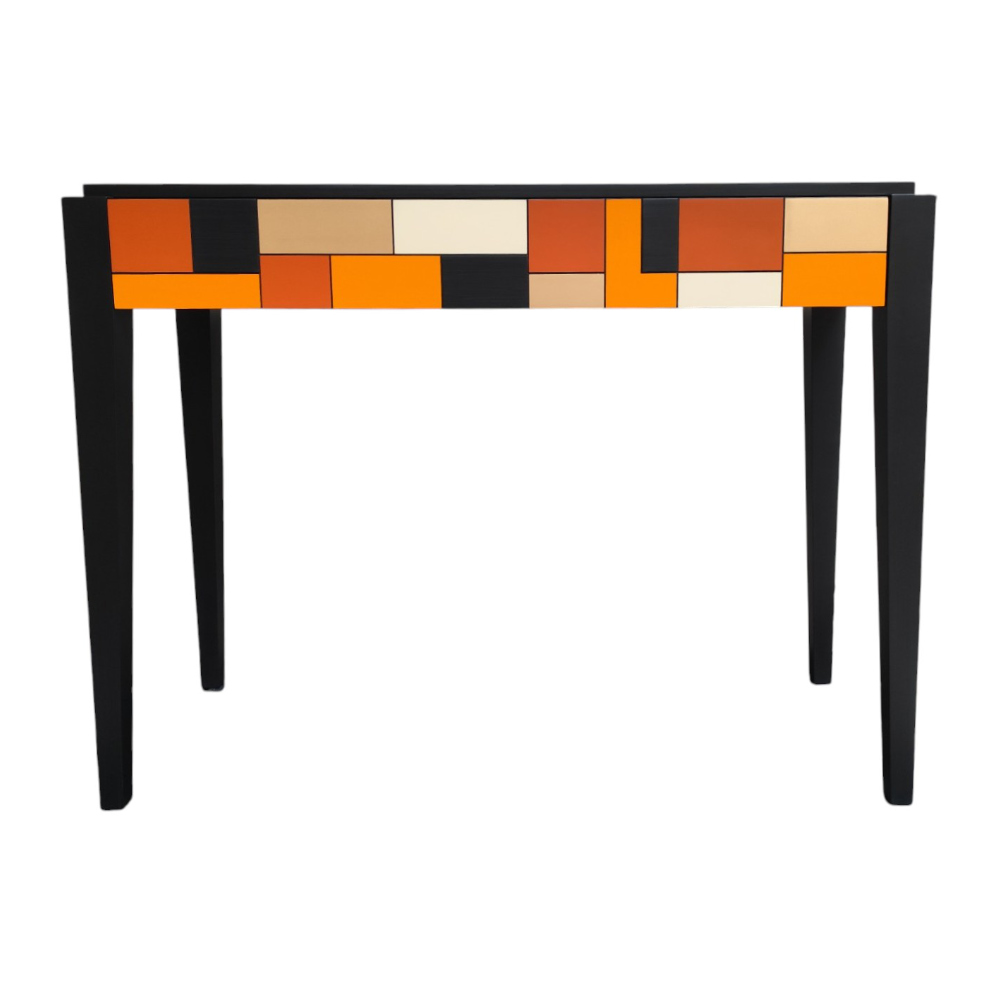 BATEL Divers 731 Console Mozaïk bois 1 tiroir