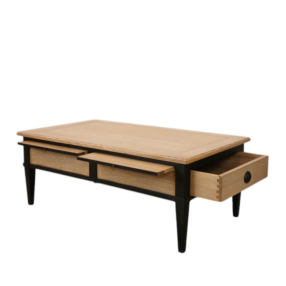 BATEL Trianon 660 table basse 120 cm 2 tiroirs
