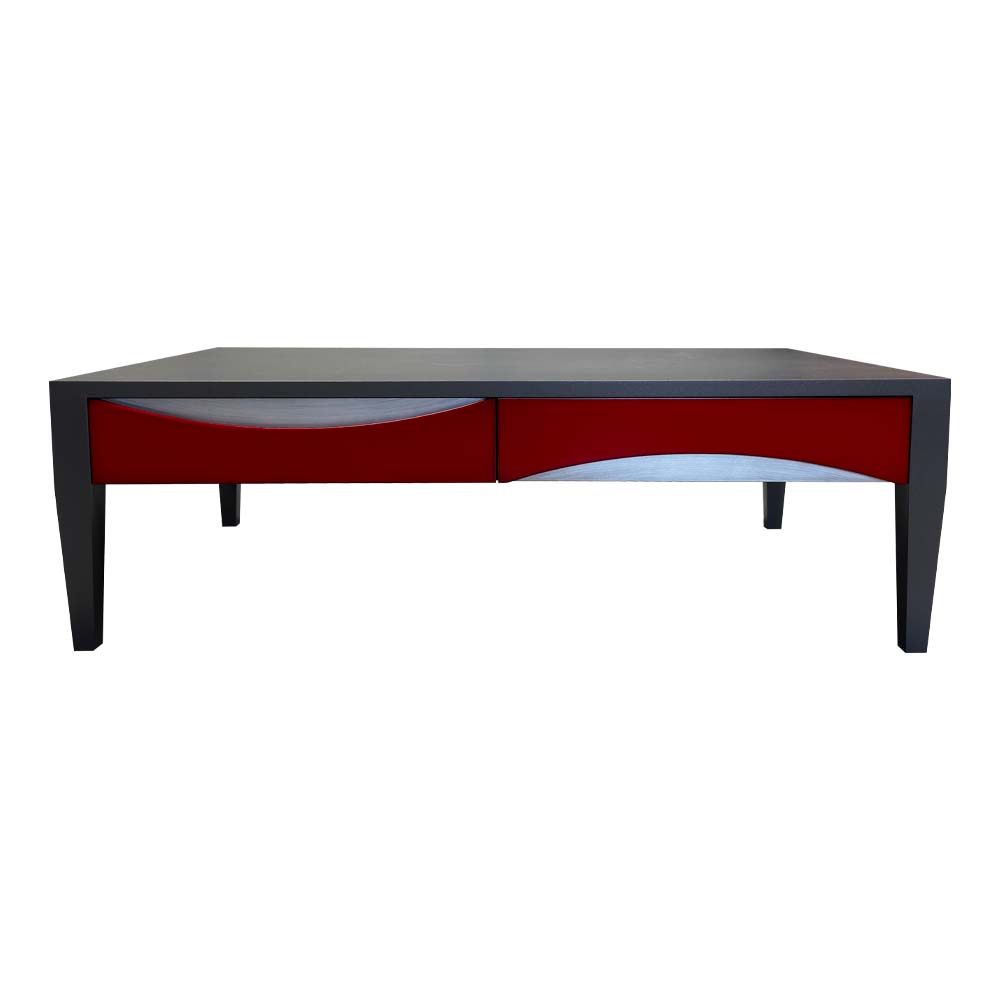 BATEL Ellipse 716 Table basse 120 cm 2 tiroirs