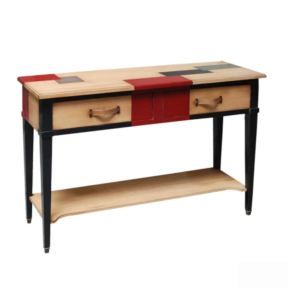 BATEL Trianon 697 console 120 cm 2 tiroirs bois