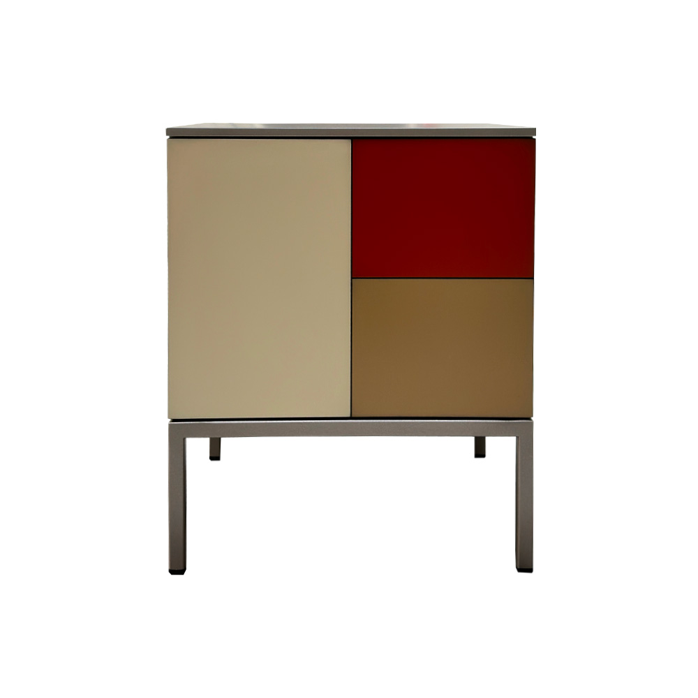 Batel Quadrik 036 chevet 1 porte bois 45 cm
